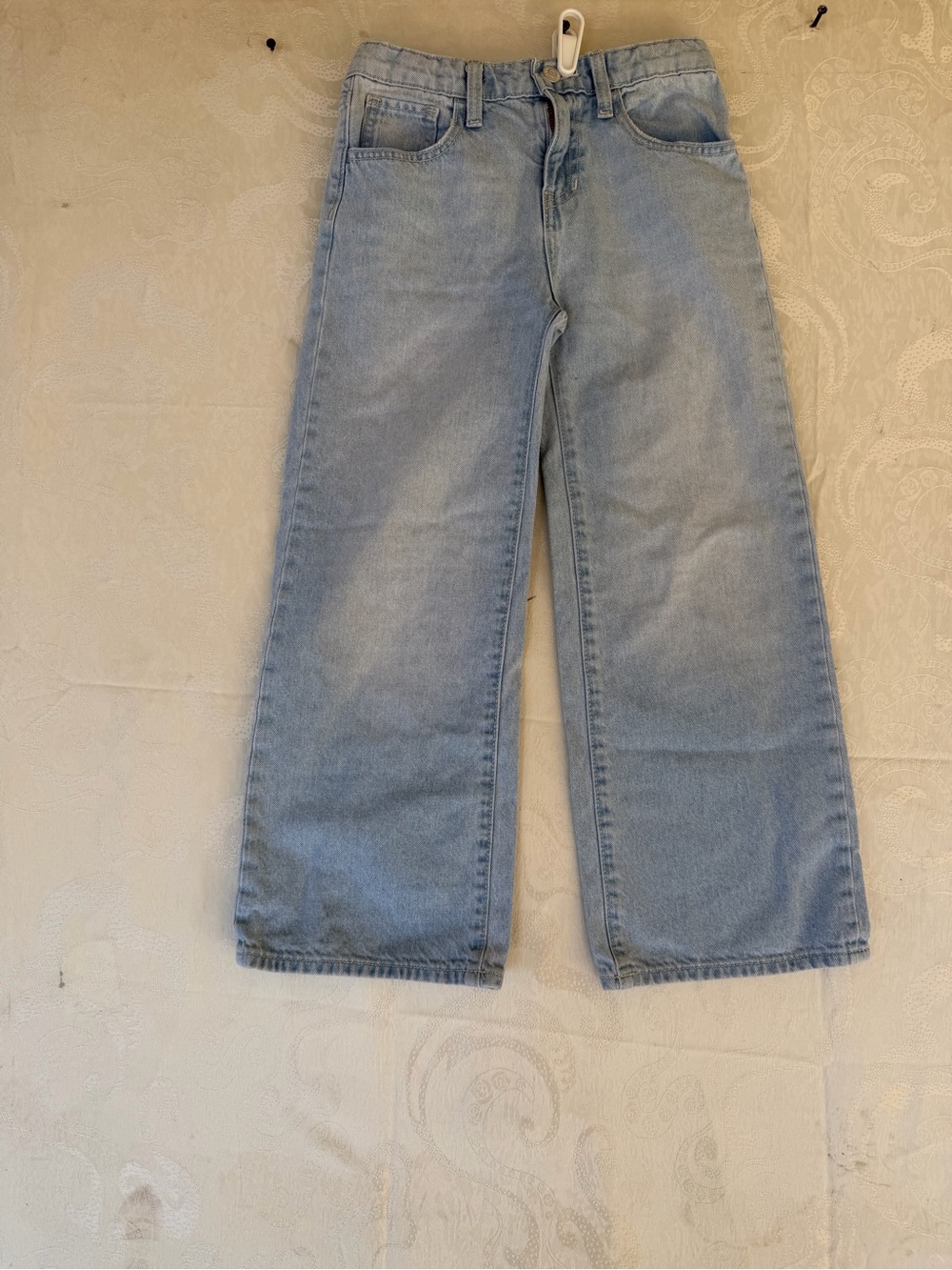 Light Blue Wide-Leg kids Jeans